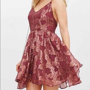 Urban Outfitters Plum Tangelica Party Dress